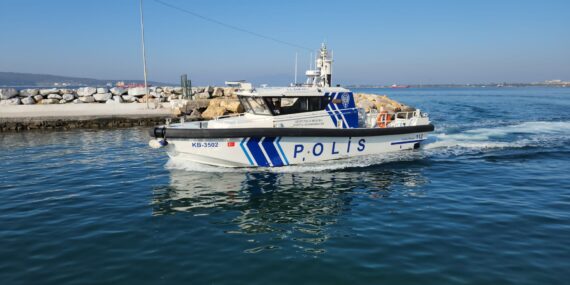 Aliağa Deniz Liman Şube Müdürlüğü Ekipleri Polis Botu İle Denizde Asayişi Sağlayacak.