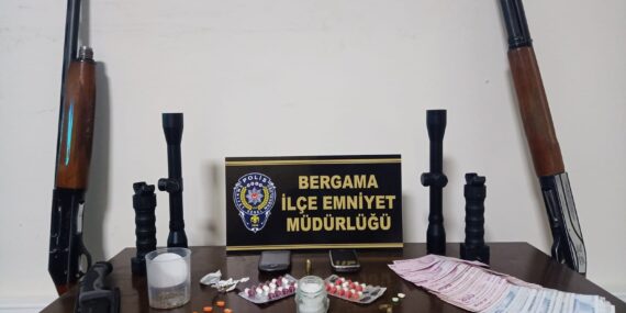 BERGAMA’DA  UYUŞTURUCUYLA MÜCADELE HIZ KESMEDEN DEVAM EDİYOR