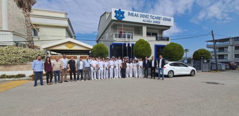 DENİZCİLİK LİSESİ ALİAĞA DTO’YU ZİYARET ETTİ