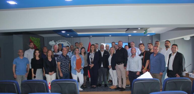 ALİAĞA ELLEÇLEMEDE YİNE 1. SIRADA! İMEAK DTO ALİAĞA, TYF BAŞKANI AKDURAK’I AĞIRLADI AKDURAK “KENDİMİZE AİT BİR EVİMİZ OLACAK”