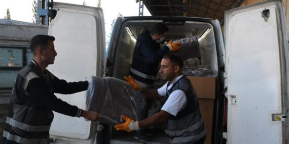 Kış destek paketleri dağıtılıyor